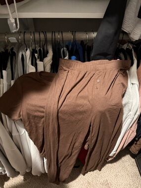 Brown GAP Pajama Set